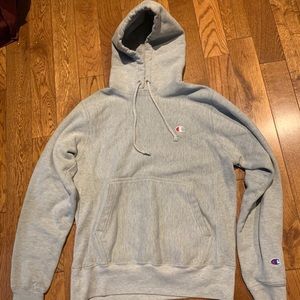 Size small grey champion hoodie
